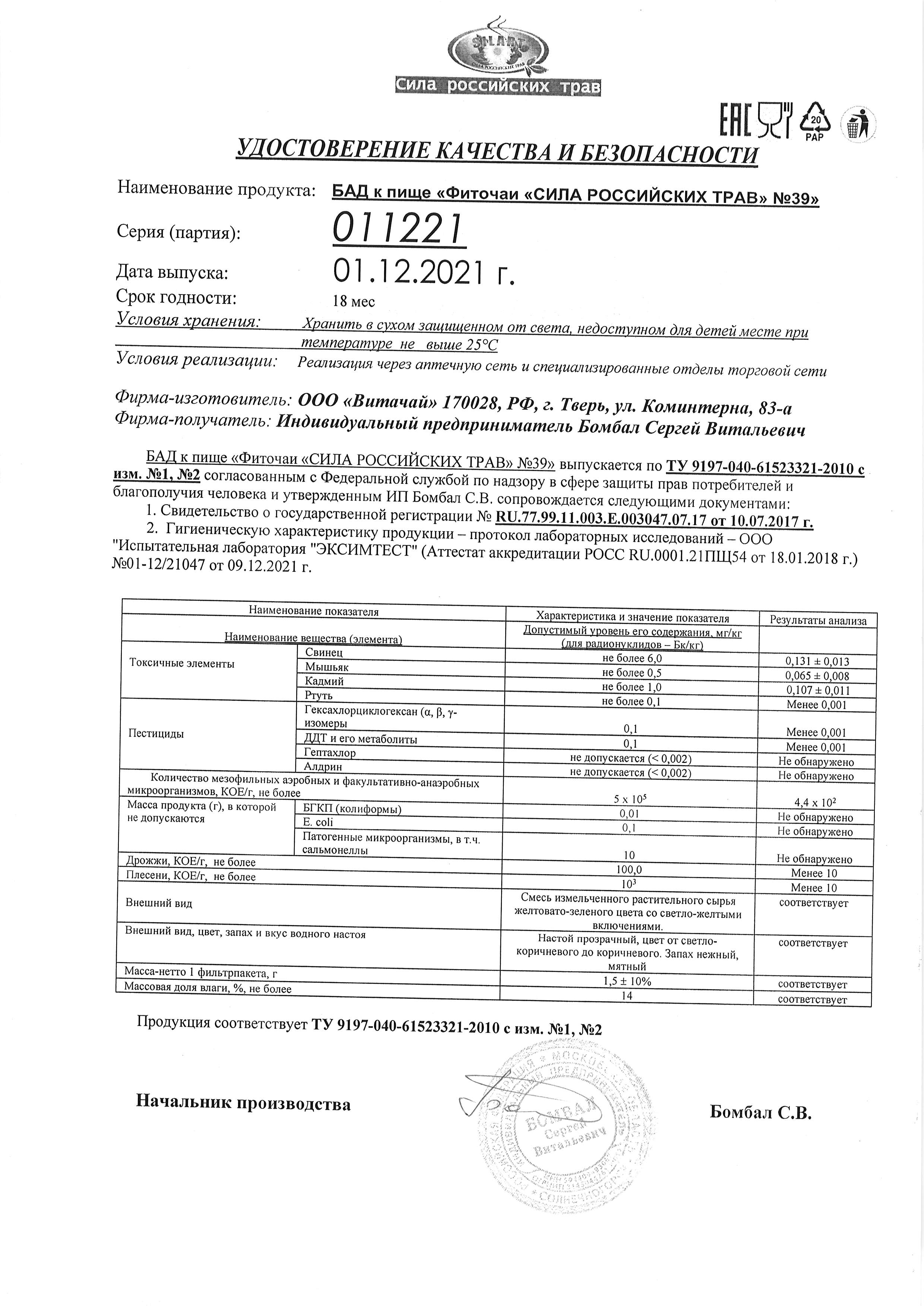 Паспорт №122021